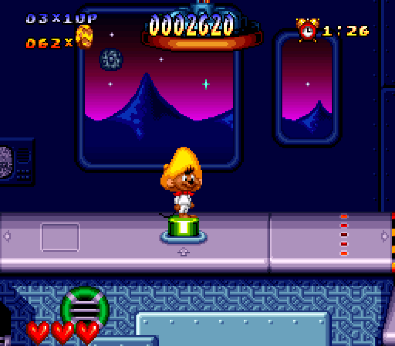 Speedy Gonzales: Los Gatos Bandidos at the stage 6-1 progression button