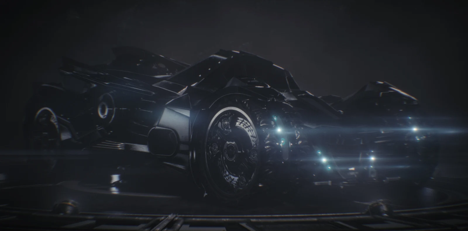 The Batmobile in Arkham Knight