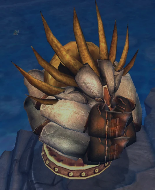 The dormant Weapon Master model in Skylanders Spyro’s Adventure on Wii