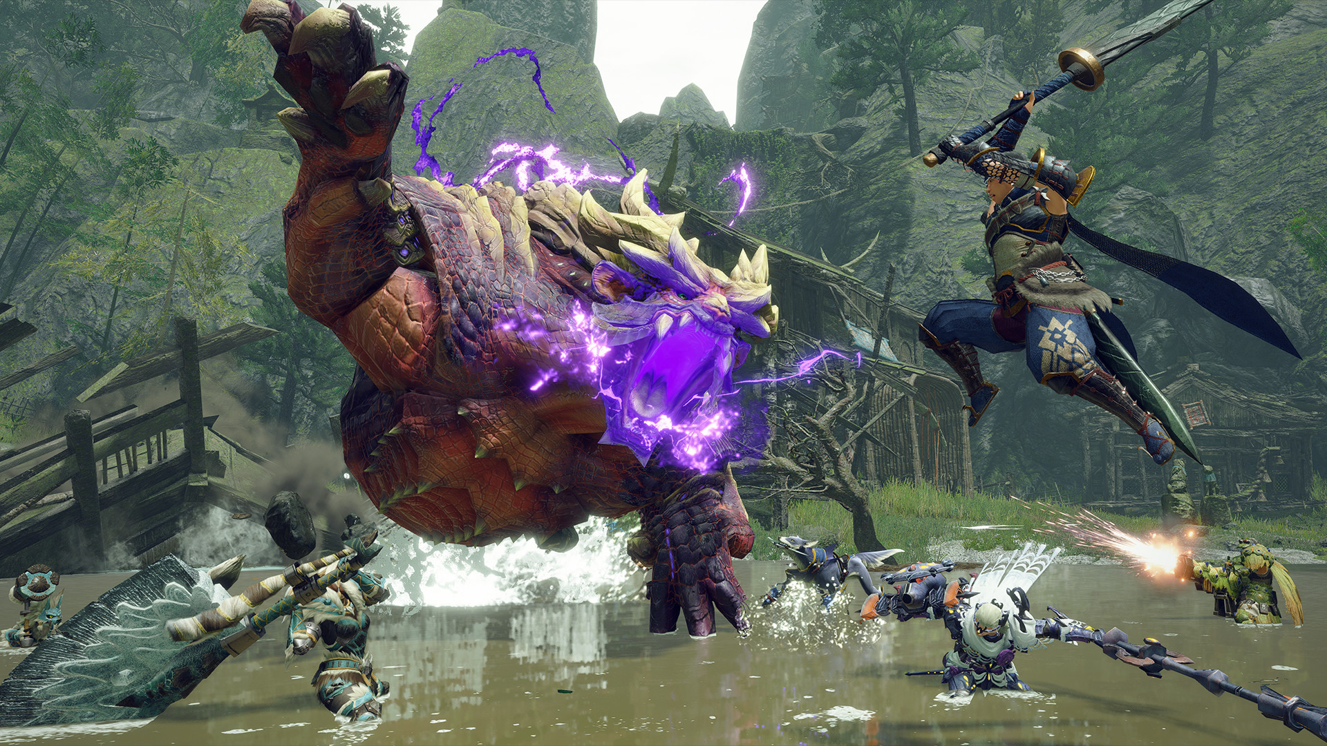 Official Monster Hunter Rise hunting screenshot. © Capcom.